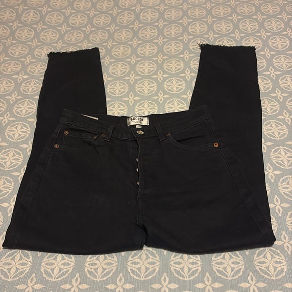 Agolde raw hem black jeans - Picture 2 of 12